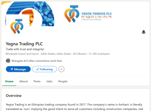 Yegna Trading LinkedIn