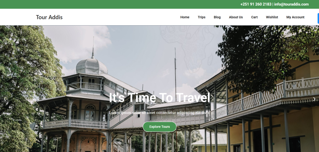 Tour Addis Screenshot 1.1